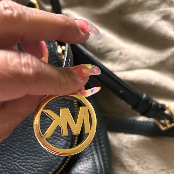 Michael Kors Black Crossbody Bag with Gold Hardware - Picture 7 of 7